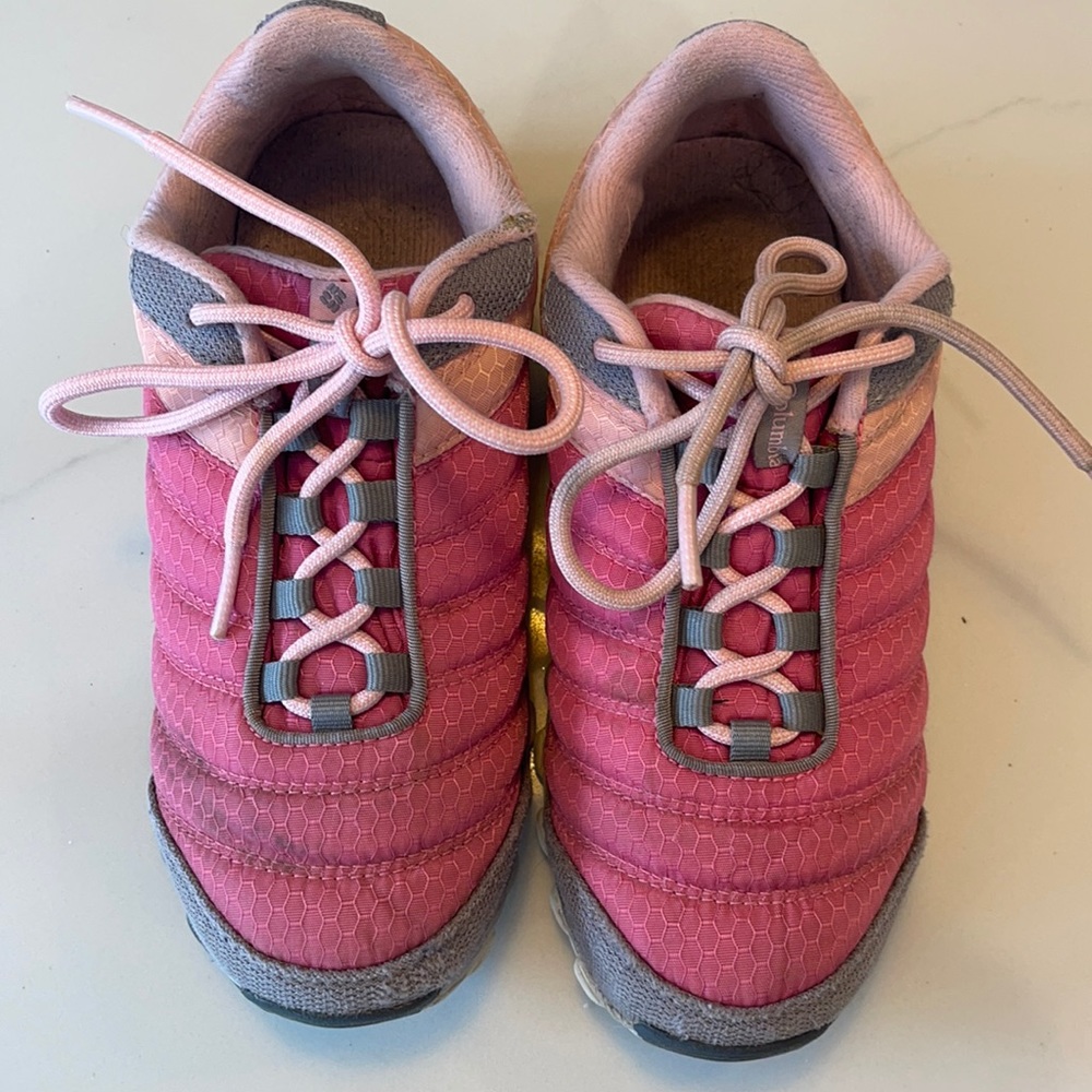 Columbia waterproof hiking shoes Pink 2